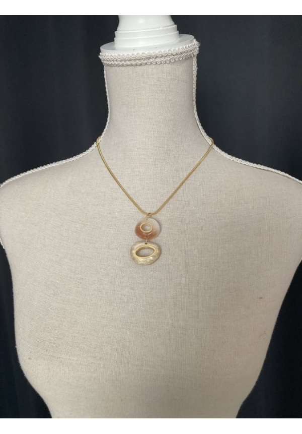 2.6. Collar doble círculo pasta