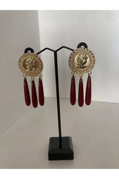 Pendientes moneda