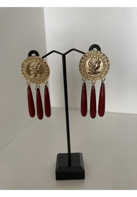 Pendientes moneda