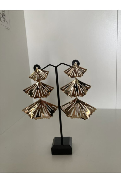 Pendientes abanicos