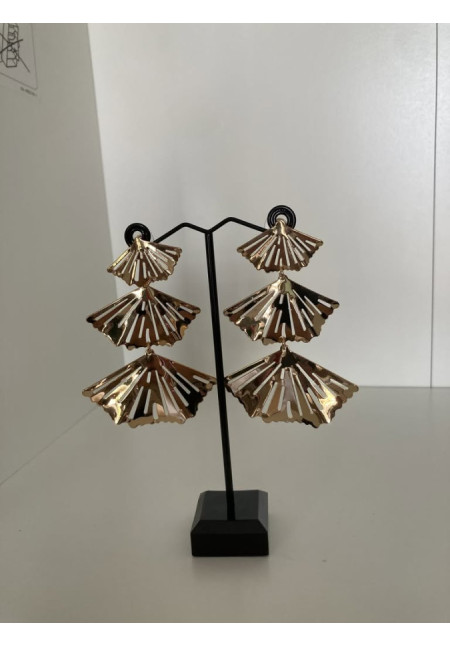 Pendientes abanicos