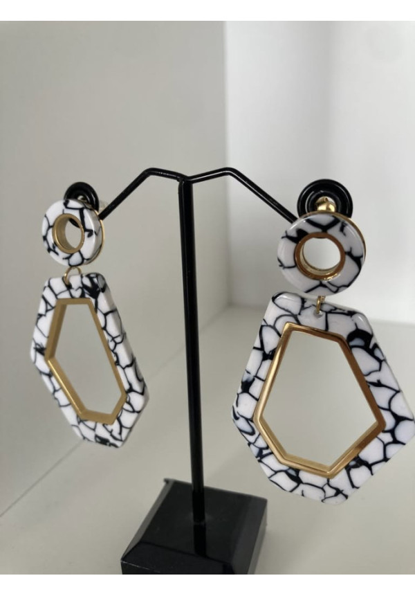 Pendientes exágono