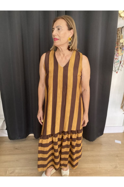 6.52. Vestido sisa estampado 