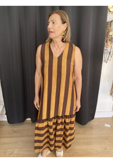 6.52. Vestido sisa estampado 