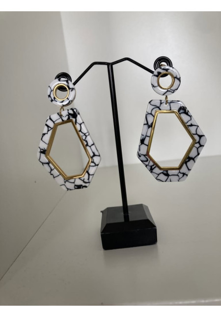 Pendientes exágono
