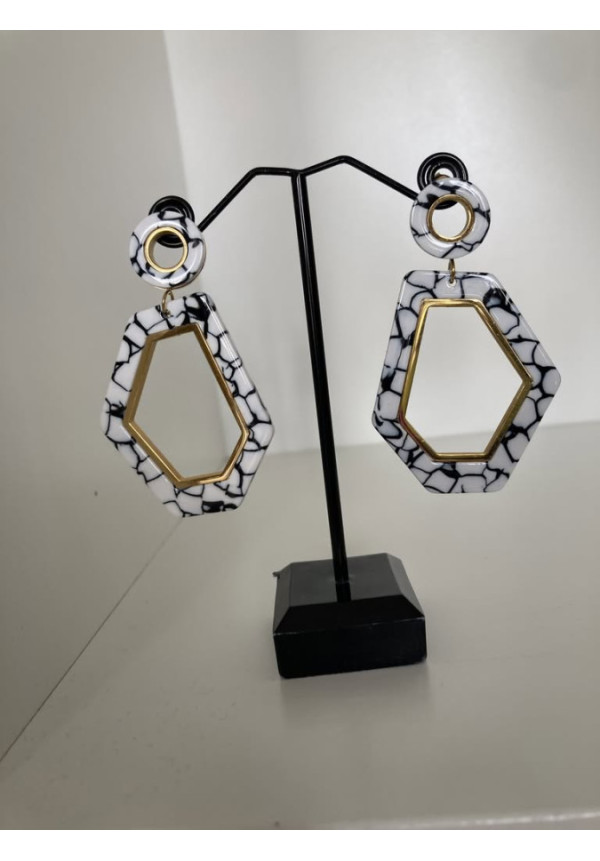 Pendientes exágono
