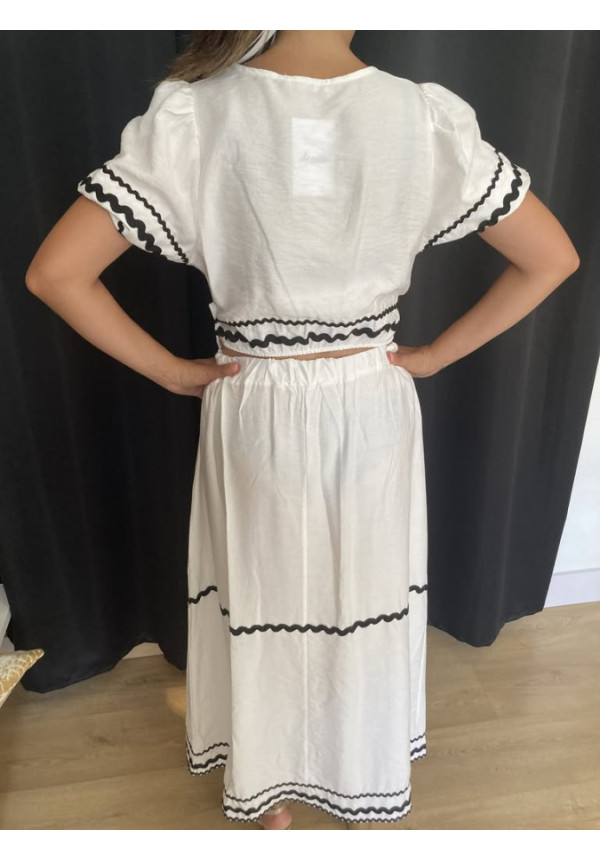 6.4. Conjunto top y falda zig zag