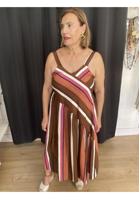6.48. Vestido estampado tirantes