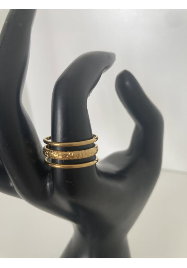Anillo triple 