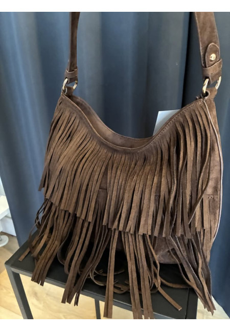 048. Bolso doble flecos