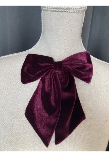 Pasador lazo terciopelo