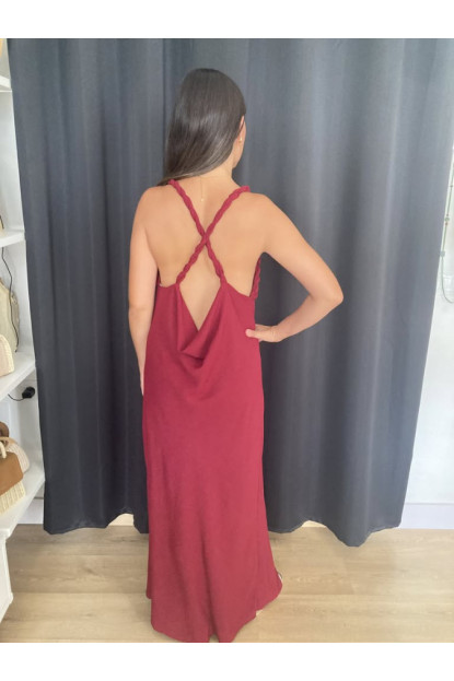 6.43. Vestido tirantes trenzado