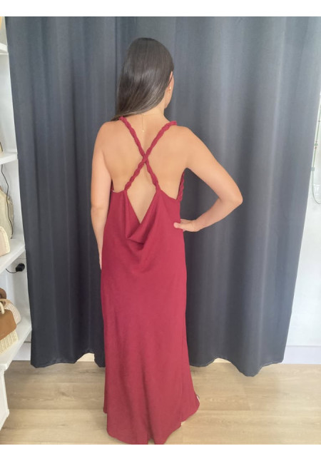 6.43. Vestido tirantes trenzado