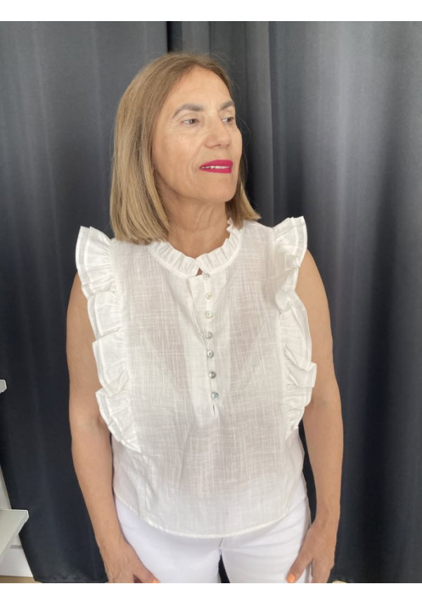 2.6. Camisa volantes lino