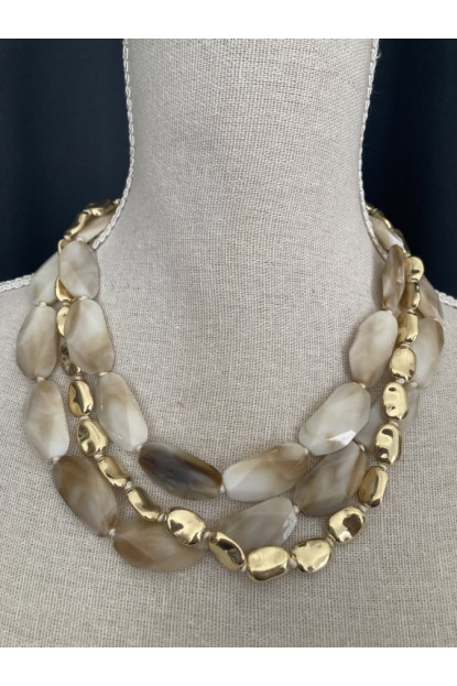 2.13. Collar piedras triple