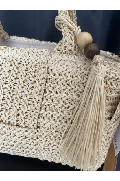 4.7. Bolso rafia cuadros