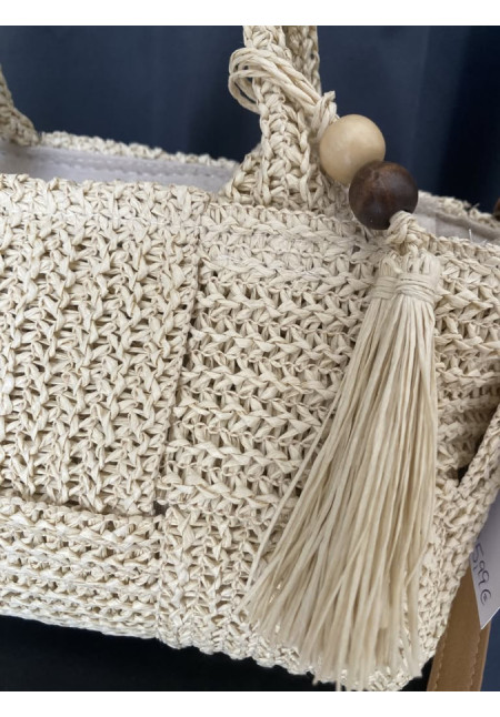 4.7. Bolso rafia cuadros