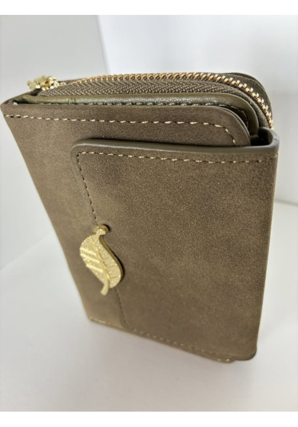 053. Cartera monedero hoja