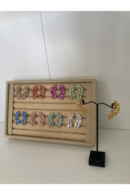 Pendientes hojas