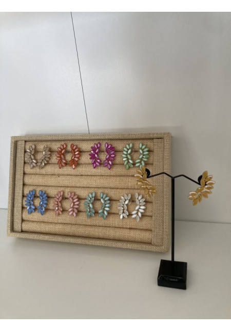 Pendientes hojas