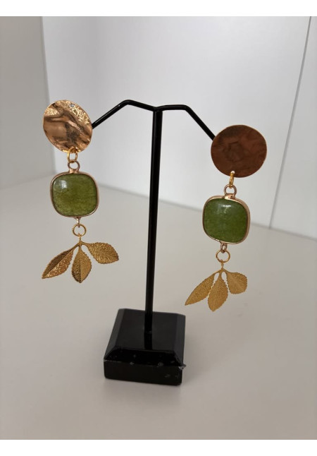 Pendientes hojas