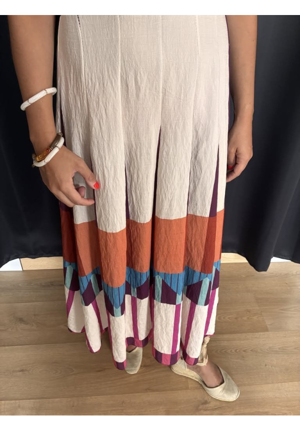 56. vestido multicolor