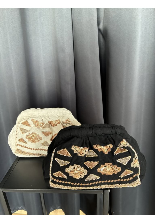 PV06. Bolso lino detalles