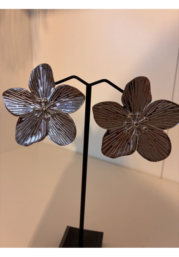 Pendientes maxi flor
