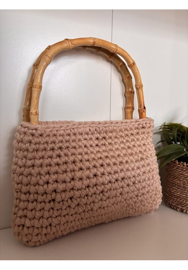 9. Bolso asas bambú
