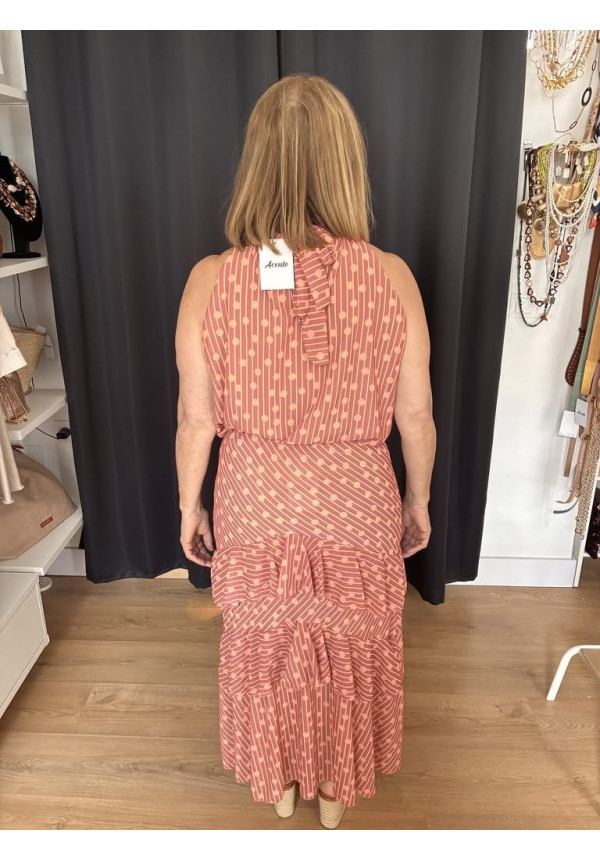 216. Falda estampada volantes