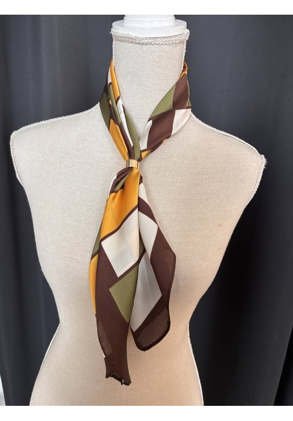 Pañuelo seda estampado G