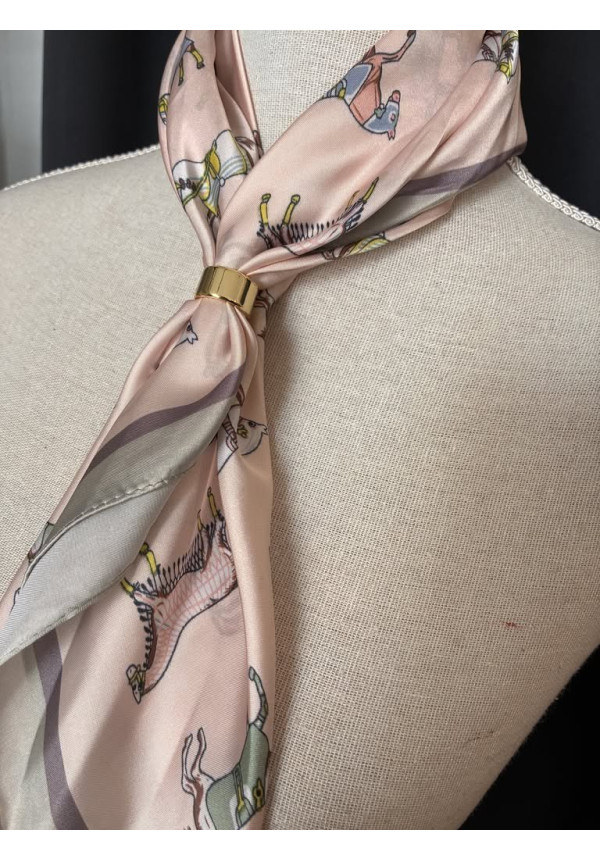 Pañuelo seda estampado B