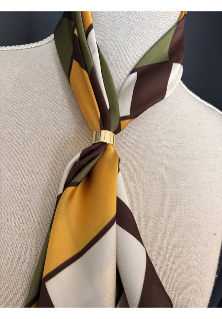 Pañuelo seda estampado G