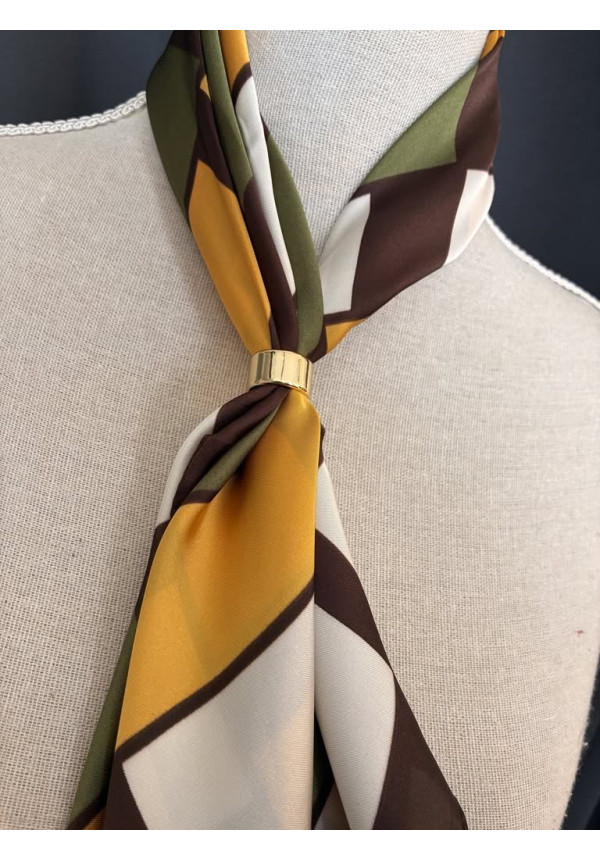 Pañuelo seda estampado G