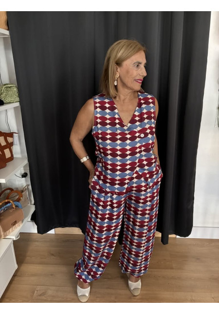 55. Conjunto estampado óvalos