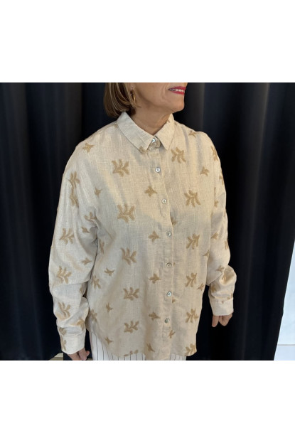 1.8. Camisa lino bordados