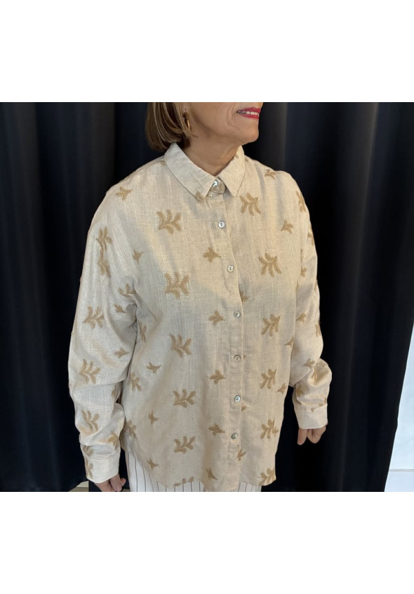 1.8. Camisa lino bordados