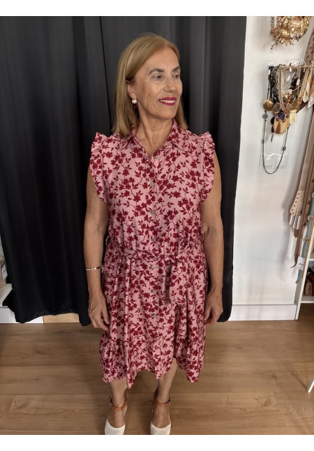 10. Vestido estampado corto