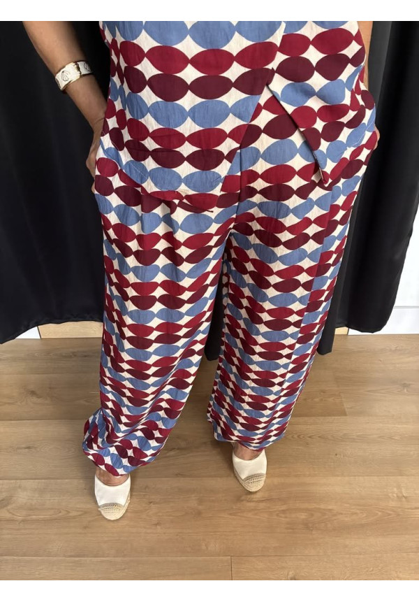 55. Conjunto estampado óvalos