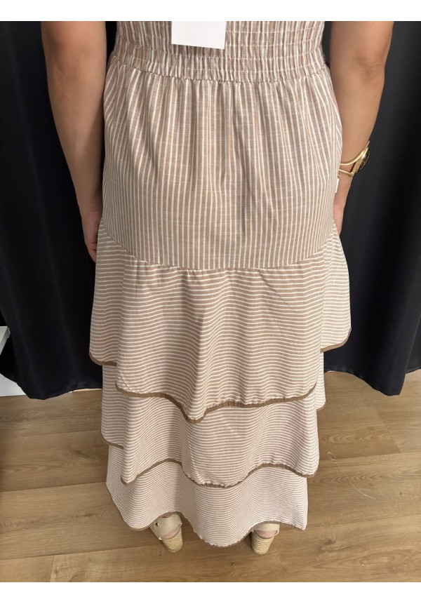 438. Vestido mil rayas