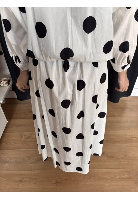11. Falda lunares 