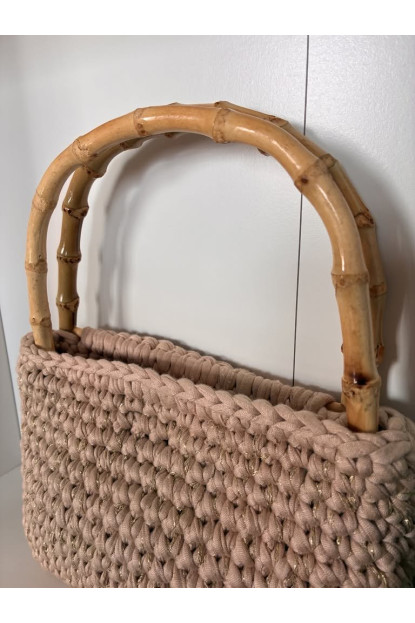 9. Bolso asas bambú