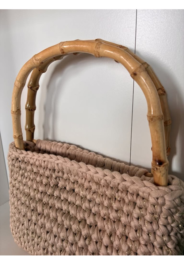 9. Bolso asas bambú