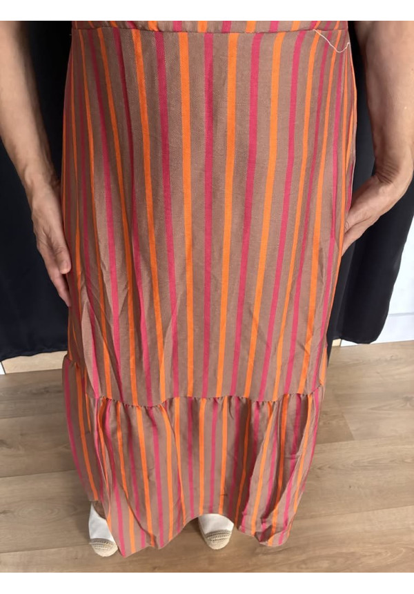 46. Vestido multirayas