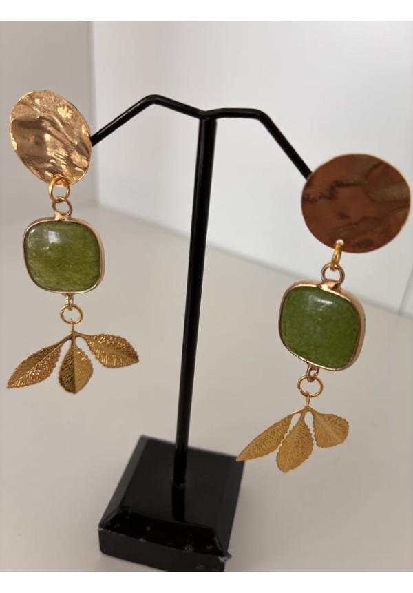 Pendientes hojas