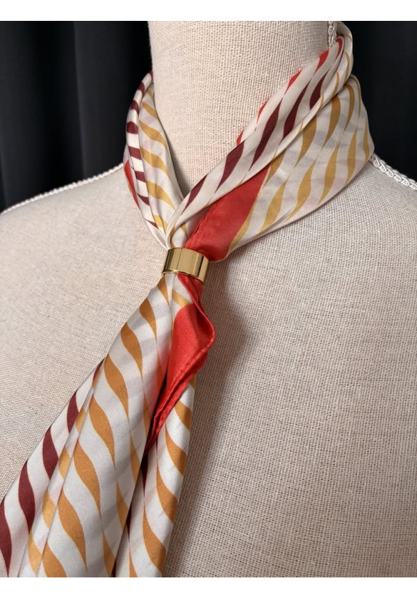 Pañuelo seda estampado G