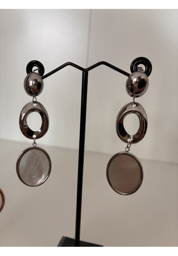 Pendientes efecto nacarado