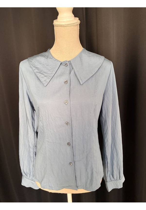 56. Camisa denim fluida