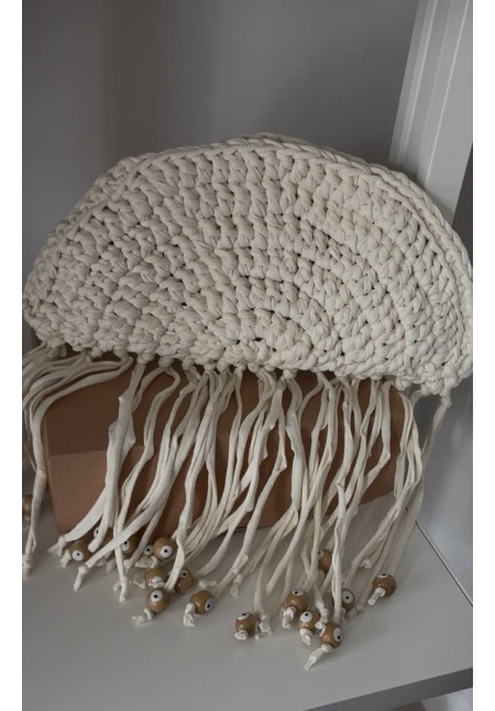 Bolso abanico flecos