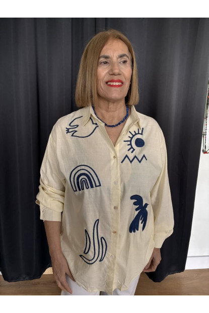 37. Camisa bordados